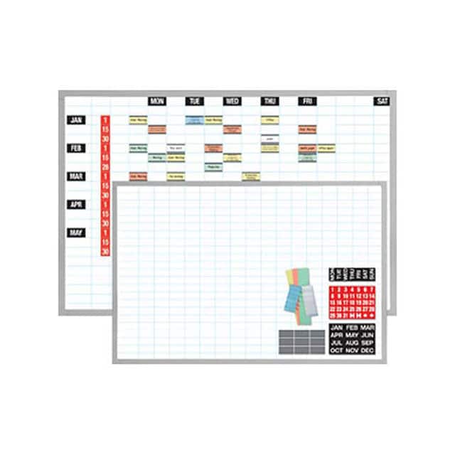 OB-2436B PORCELAINBOARD W/ 1"X2" GRID & M