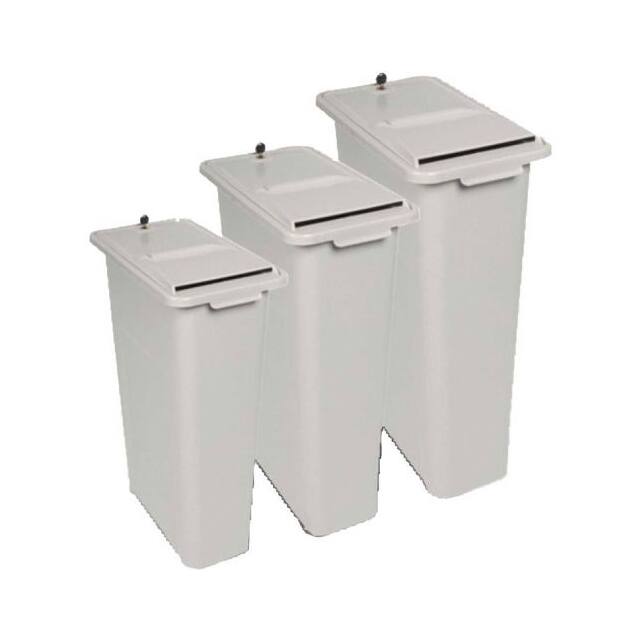 HSM1070070200 24" LOCKABLE SHREDDER BIN, 16-GA