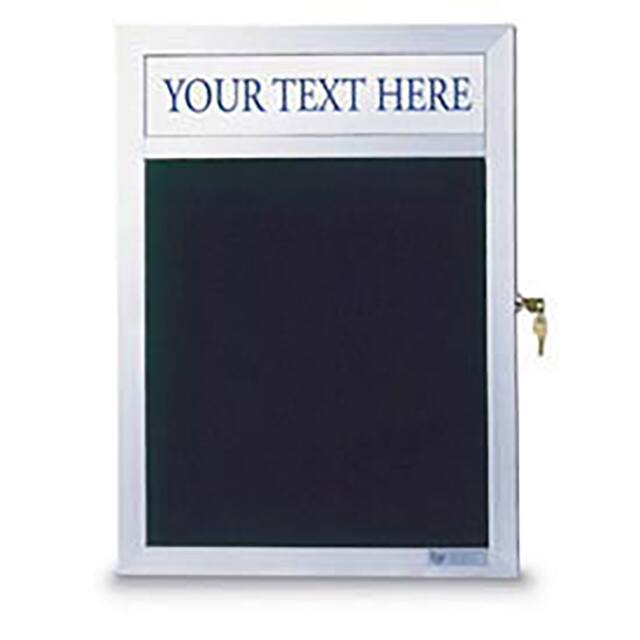 UV501SLH-SATIN-BLACK 18"W X 24"H SLIM STYLE ENCLOSED