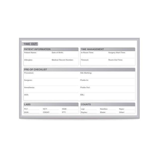GRPM212T-23 OR TIME OUT 24X36"BOARD, STEEL W