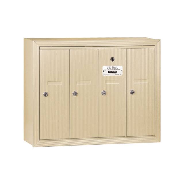 B1408438 SALSBURY VERTICAL MAILBOX, 4 DOO