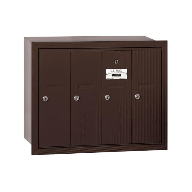 B1408459 SALSBURY VERTICAL MAILBOX, 4 DOO