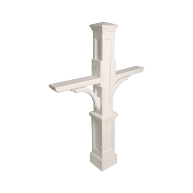 5814-W NEWPORT PLUS DOUBLE MAILBOX POST
