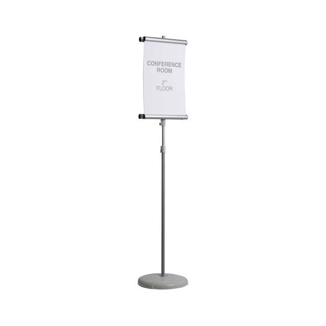 SIG03030303 ADJUSTABLE CLIP SIGN STAND, 12"W
