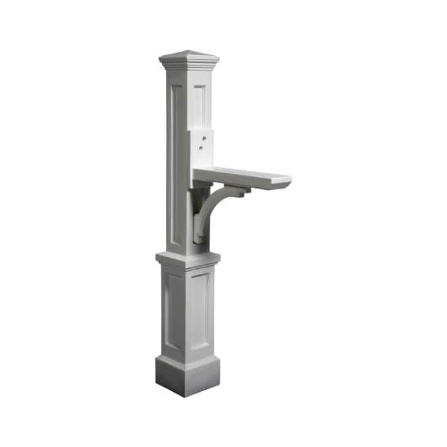 5813-W NEWPORT PLUS MAILBOX POST, 56"H