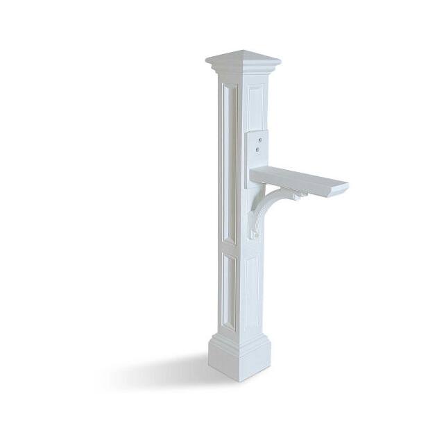 5857-W CHARLESTON MAILBOX POST, 58"H