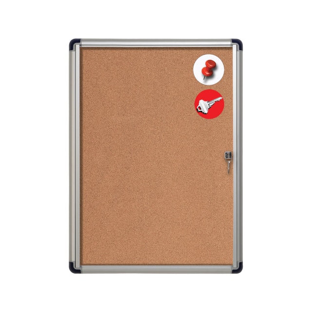 VT630101690 CORK BULLETIN BOARD ENCLOSED CAB