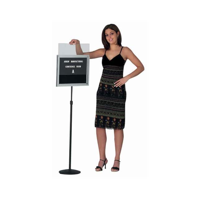 CMD1418 SINGLE PEDESTAL LETTER BOARD W/
