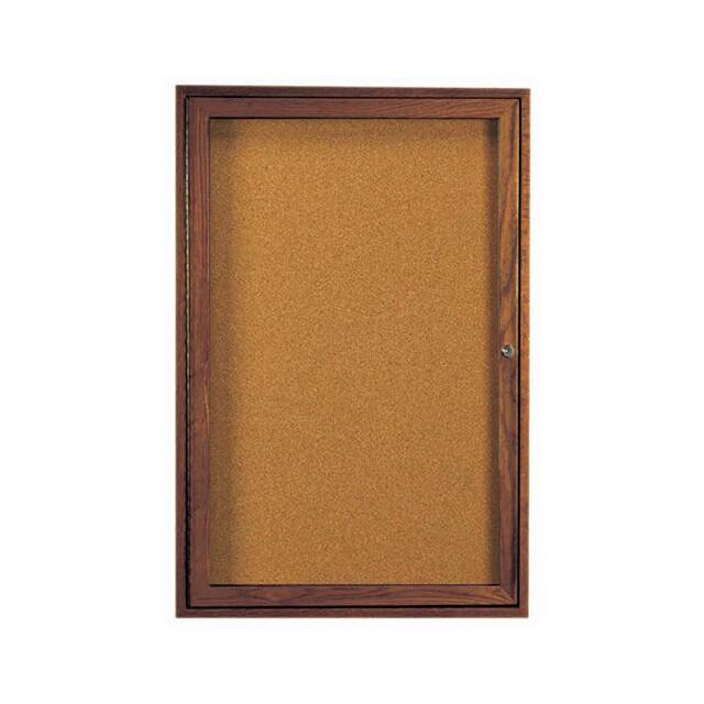 WBC3624R 1 DOOR WALNUT ENCLOSED BULLETIN