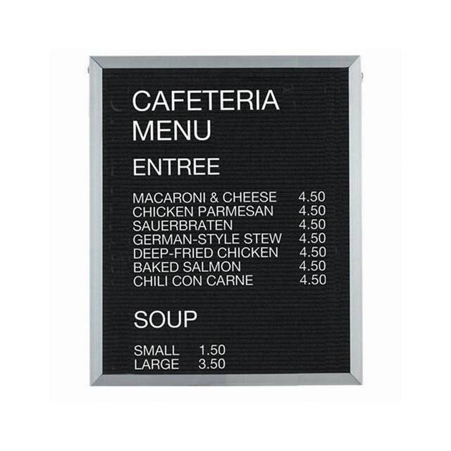 BOFD3630 ALUMINUM FRAMED LETTER BOARD MES
