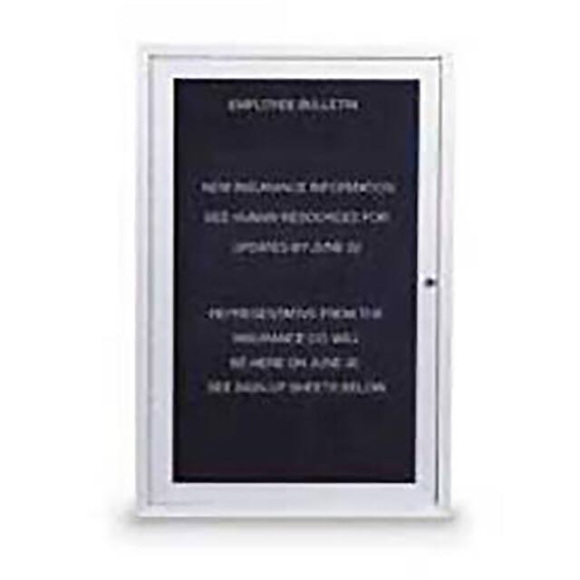 UV1125 ONE-DOOR INDOOR LETTER BOARD, 24