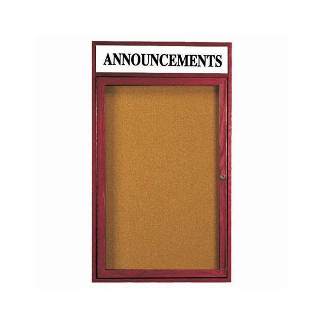 CBC2418RH 1 DOOR CHERRY ENCLOSED BULLETIN