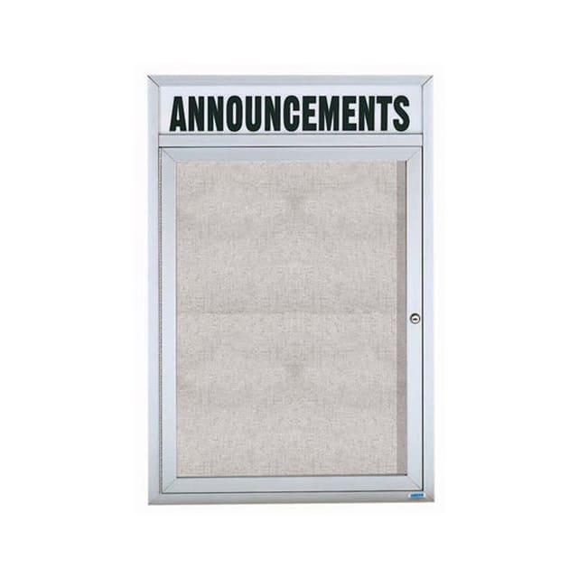 ODCC2418RH 1 DOOR ENCLOSED ALUMINUM FRAMED