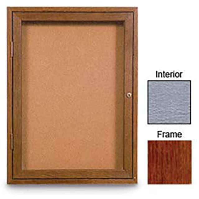 UV101EZ-GREY-CHERRY 24"W X 36"H 1-DOOR ENCLOSED EASY