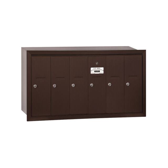 B1408499 SALSBURY VERTICAL MAILBOX, 6 DOO