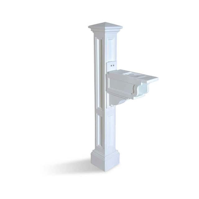 5846-W CHARLESTON PLUS MAILBOX POST, 58