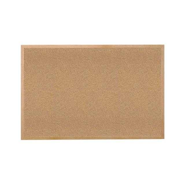 WK35 CORK BULLETIN BOARD, HARDWOOD OA