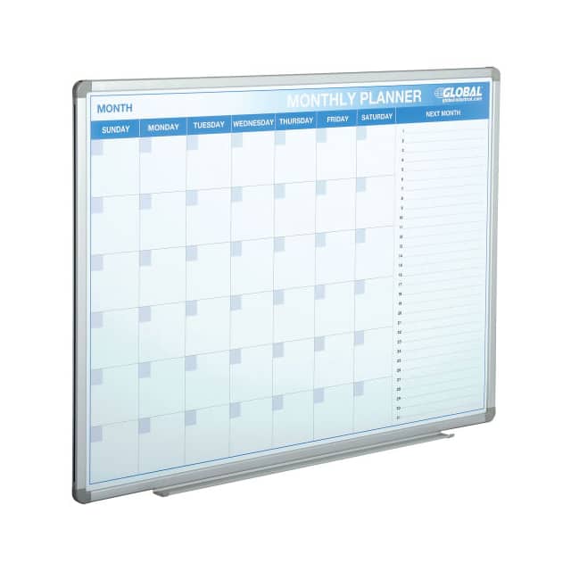 695524 48"W X 36"H MAGNETIC DRY ERASE C