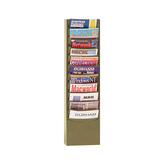 402-75 LITERATURE RACK, 9-3/4X4-1/8X36"