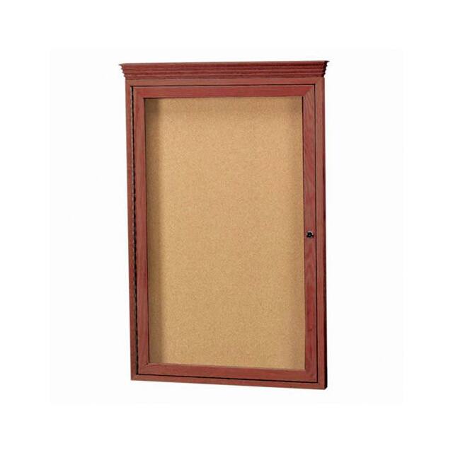 CBC3624RC 1 DOOR RED CHERRY BULLETIN BOARD