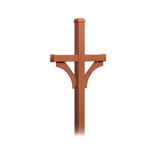 B1887974 DELUXE MAILBOX POST, 2 SIDED FOR
