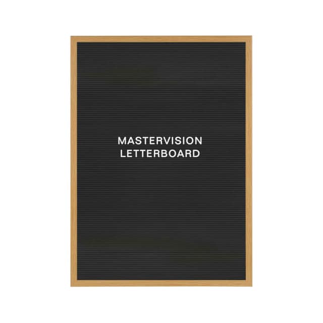 LEM0303233 VINYL LETTER BOARD, BEECH FRAME,