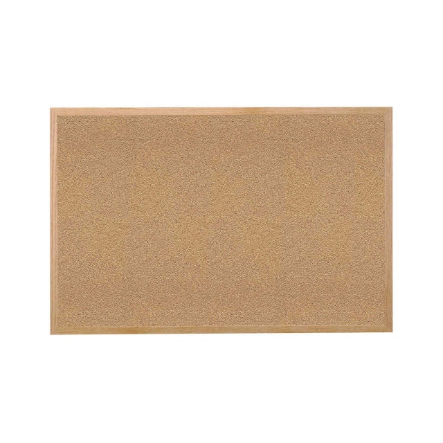 WK45 CORK BULLETIN BOARD, HARDWOOD OA
