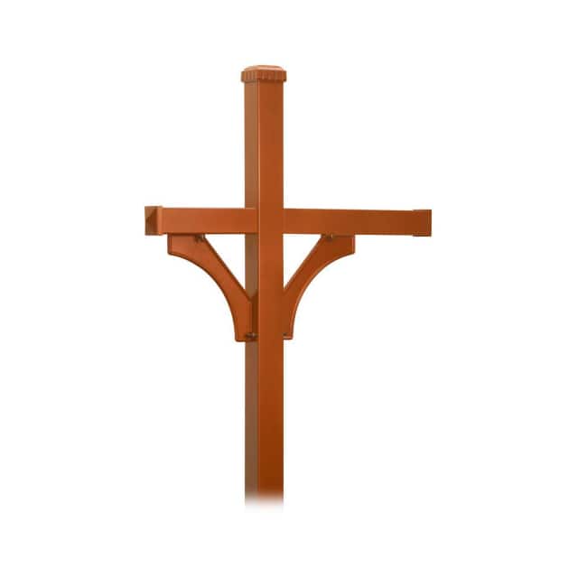 B1887754 DELUXE MAILBOX POST, 2 SIDED FOR