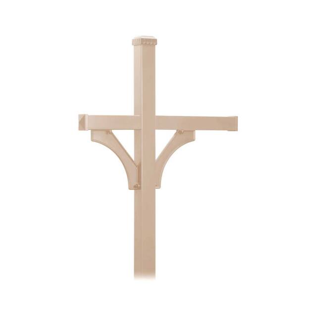 B1887793 DELUXE MAILBOX POST, 2 SIDED FOR