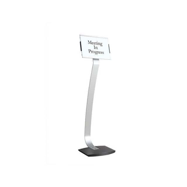 SIG02020202 CONTEMPORARY SIGN STAND, SILVER/