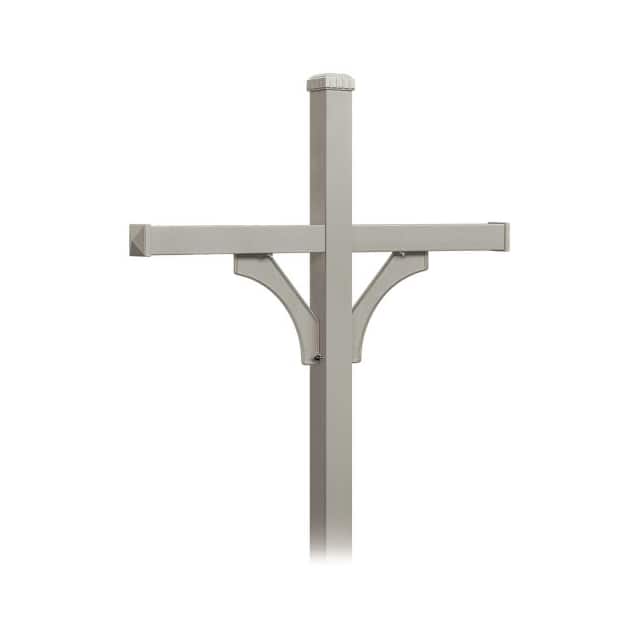 B1887829 DELUXE MAILBOX POST, 2 SIDED FOR