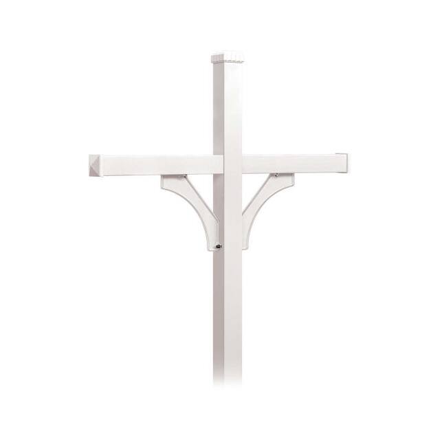 B1887716 DELUXE MAILBOX POST, 2 SIDED FOR