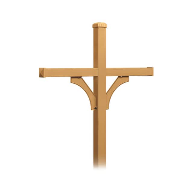 B1887745 DELUXE MAILBOX POST, 2 SIDED FOR