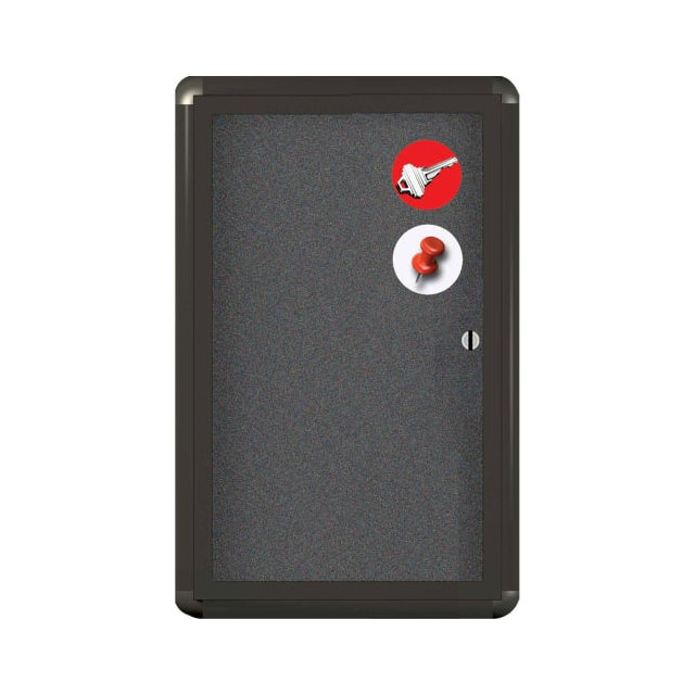 VT630103727 FABRIC ENCLOSED BULLETIN CABINET