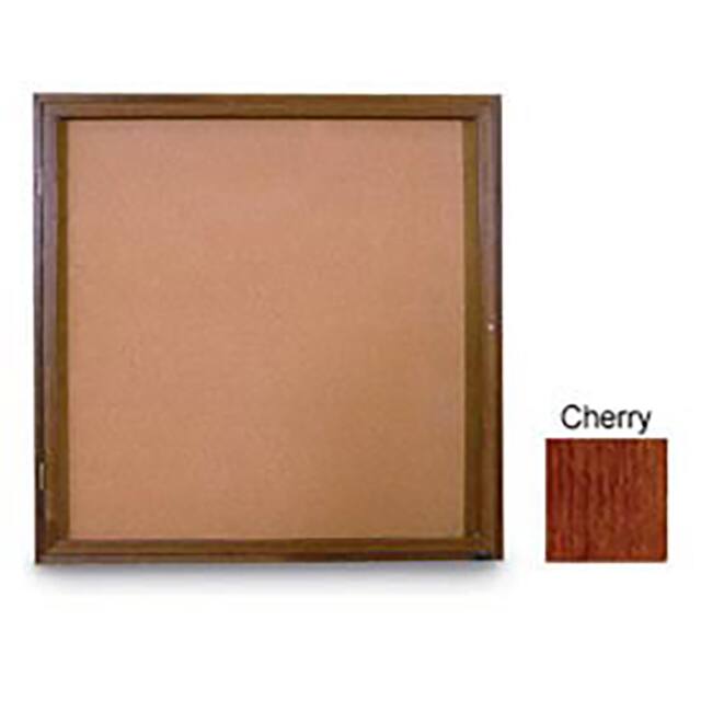 UV102W-CHERRY-CORK 36"W X 36"H 1-DOOR NON-ILLUMINAT