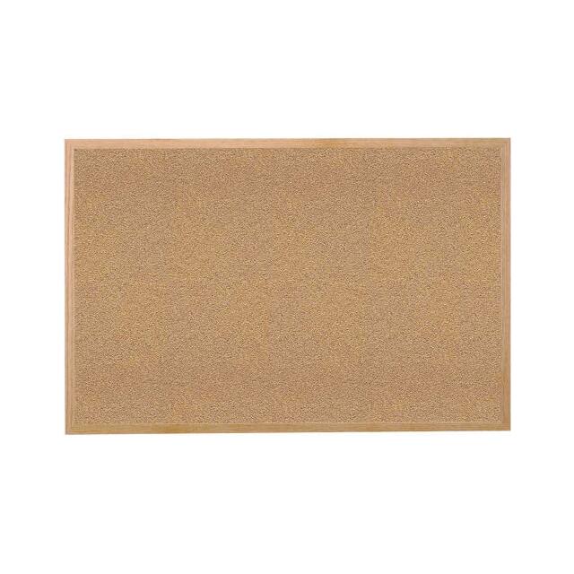 WK48 CORK BULLETIN BOARD, HARDWOOD OA