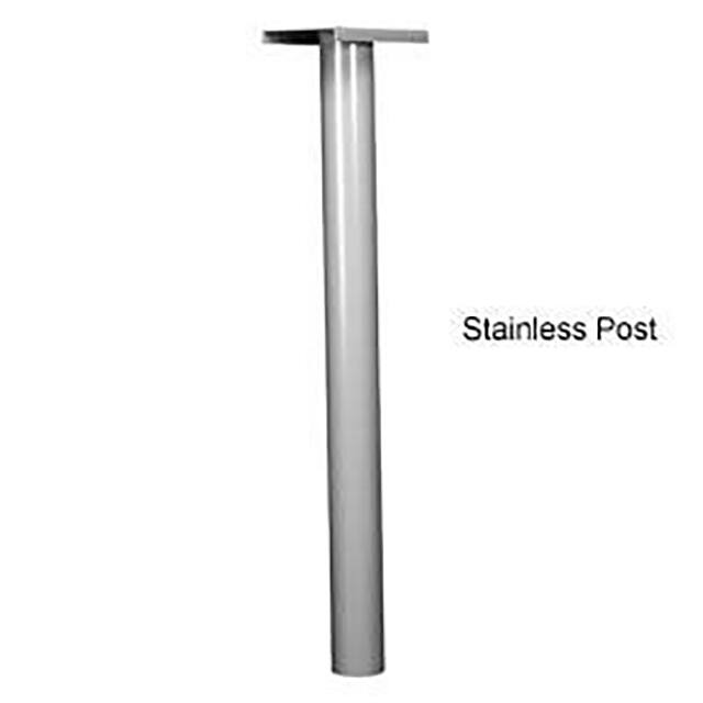 268752 48" IN-GROUND STAINLESS POST FOR