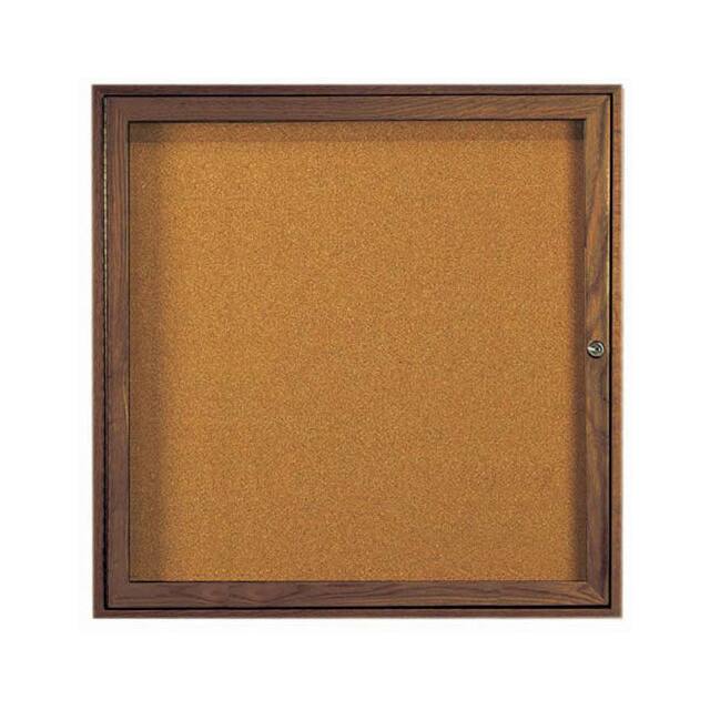 WBC3636R 1 DOOR WALNUT ENCLOSED BULLETIN
