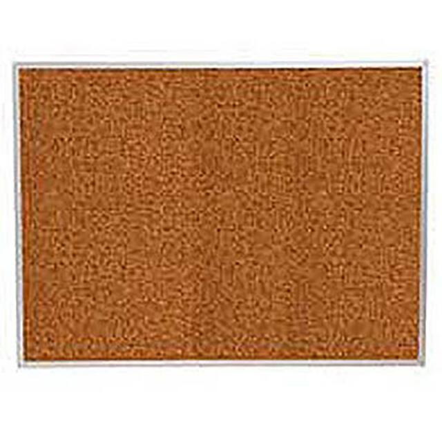 B54379 SPLASH CORK TACKBOARD ALUMINUM F