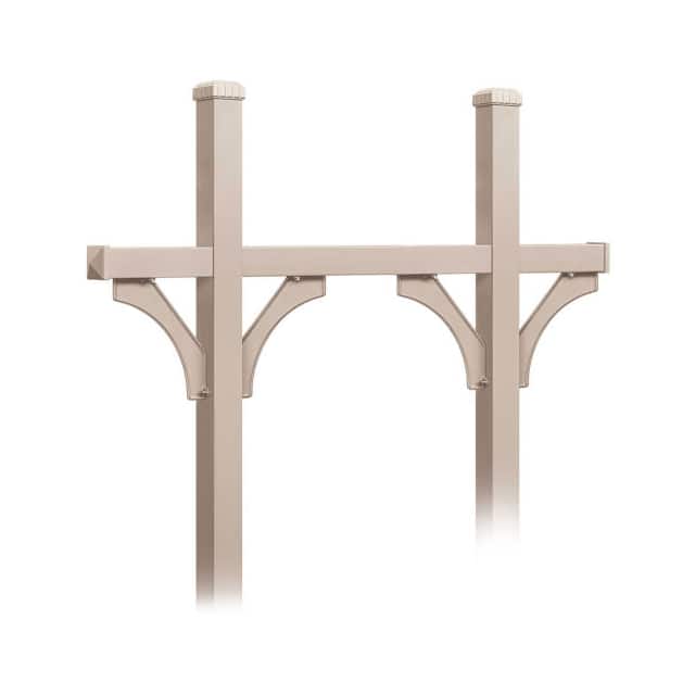 B1887726 DELUXE MAILBOX POST, BRIDGE STYL