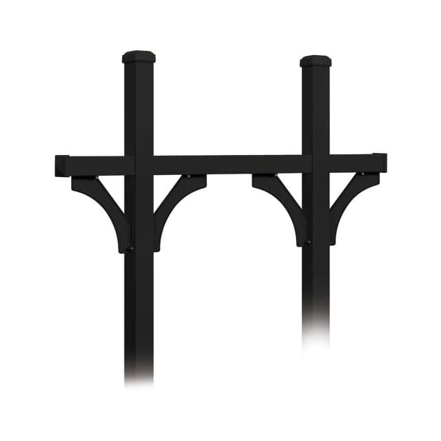 B1887761 DELUXE MAILBOX POST, BRIDGE STYL