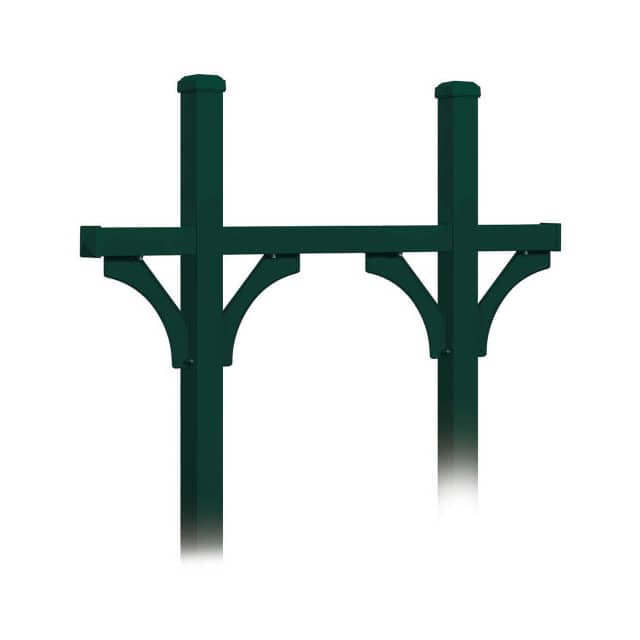 B1887844 DELUXE MAILBOX POST, BRIDGE STYL