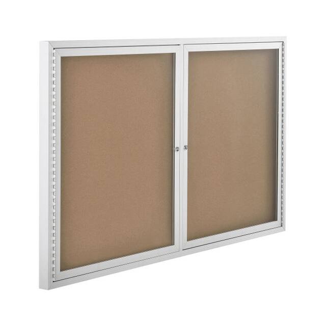 TWEB2-6036 2 DOOR ENCLOSED CORK BULLETIN BO