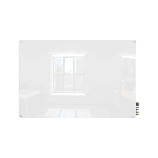 HMYRN23WH HARMONY GLASS BOARD W/RADIUS COR