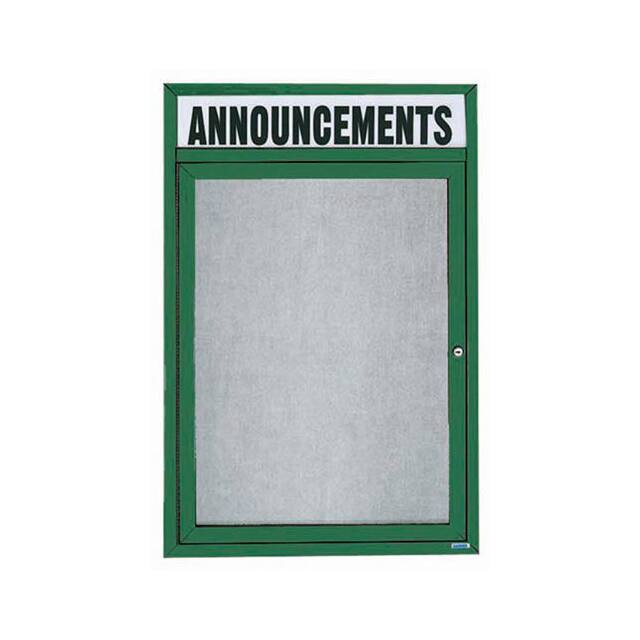 ODCC3624RHG 1 DOOR ENCLOSED ALUM FRAMED BULL