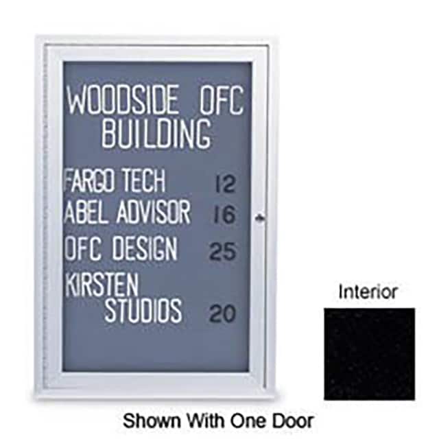 UV302EZ-5-BLACK-SATIN 42"W X 32"H 2-DOOR INDOOR ENCLOS