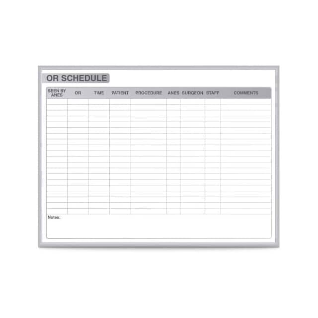 GRPM313S-34 OR SCHEDULE 36X48" MAGNETIC STEE
