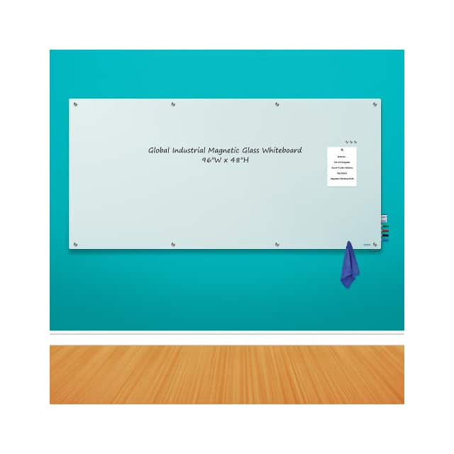695469 MAGNETIC GLASS DRY ERASEBOARD, 9