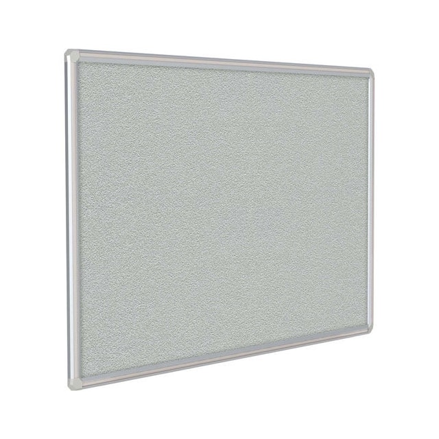 DFVGY46-42 VINYL BULLETIN BOARD, GRAY W/GRA