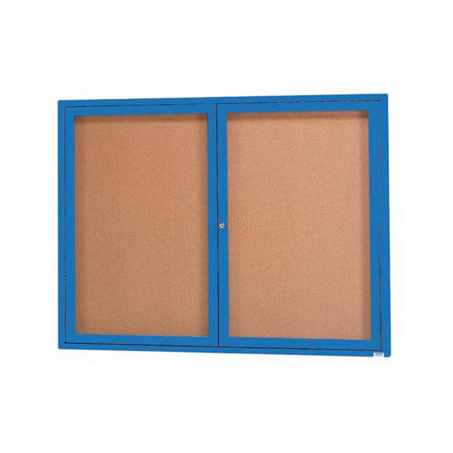 DCC3648RB 2 DOOR FRAMED ENCLOSED BULLETIN